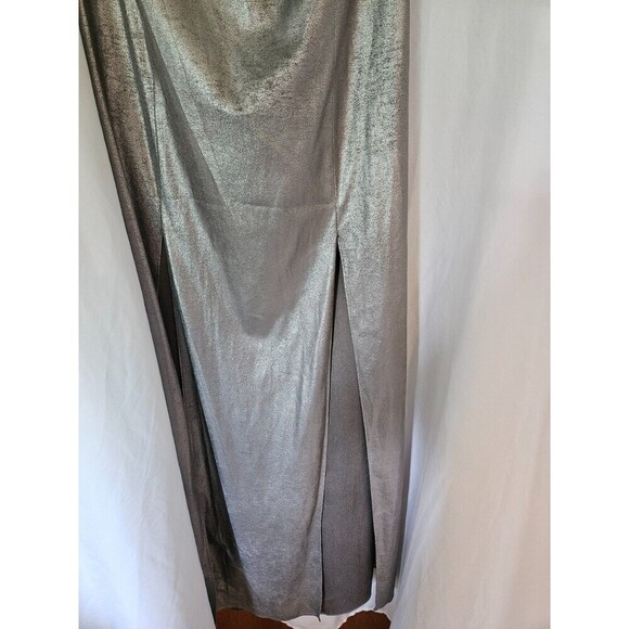 HALSTON Metallic Cocktail Dress size 12 NWT $178.00 - Picture 3 of 10